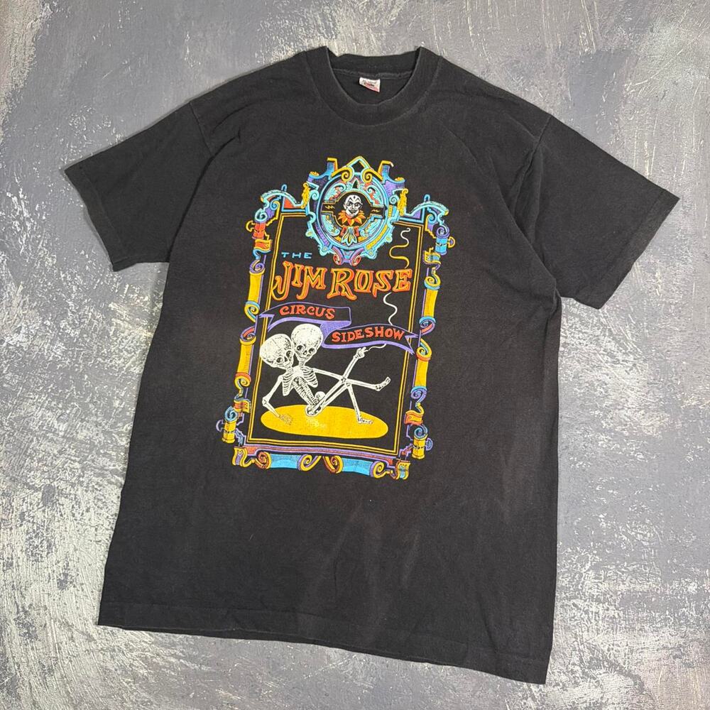 Vintage 90s The Jim Rose Circus Sideshow T shirt size XL